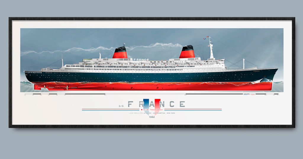 STL File Paquebot FRANCE 1960 Ocean Liner 1 600 Print 55 OFF